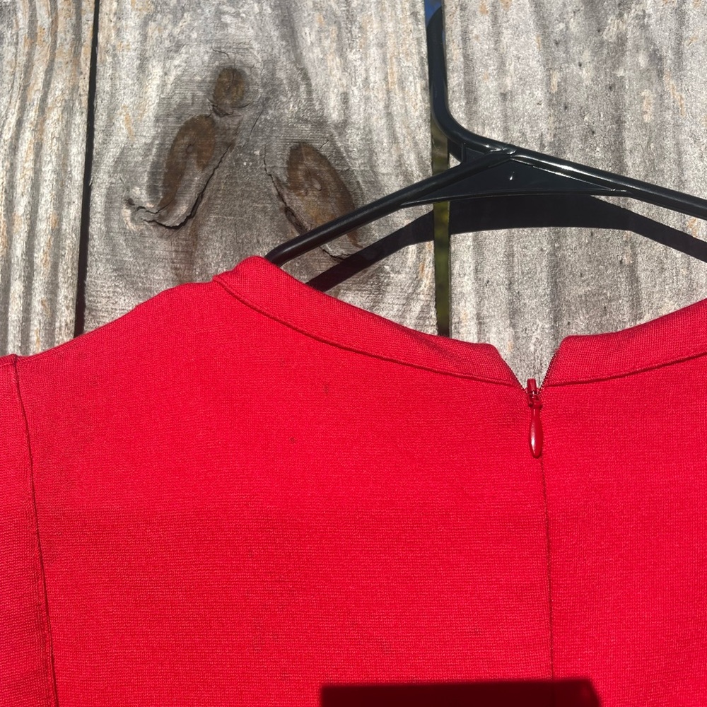 Escada Red Midi Dress - Picture 11 of 16